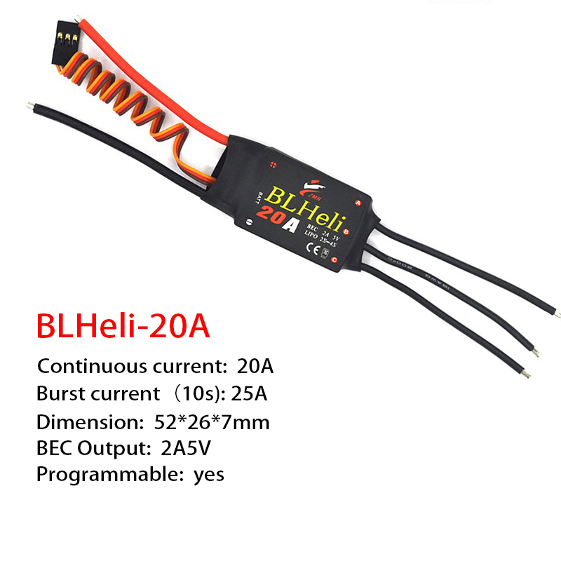 1-3Pcs Brushless ESC BLHeli 20 - огляд і ціна Drone Esc