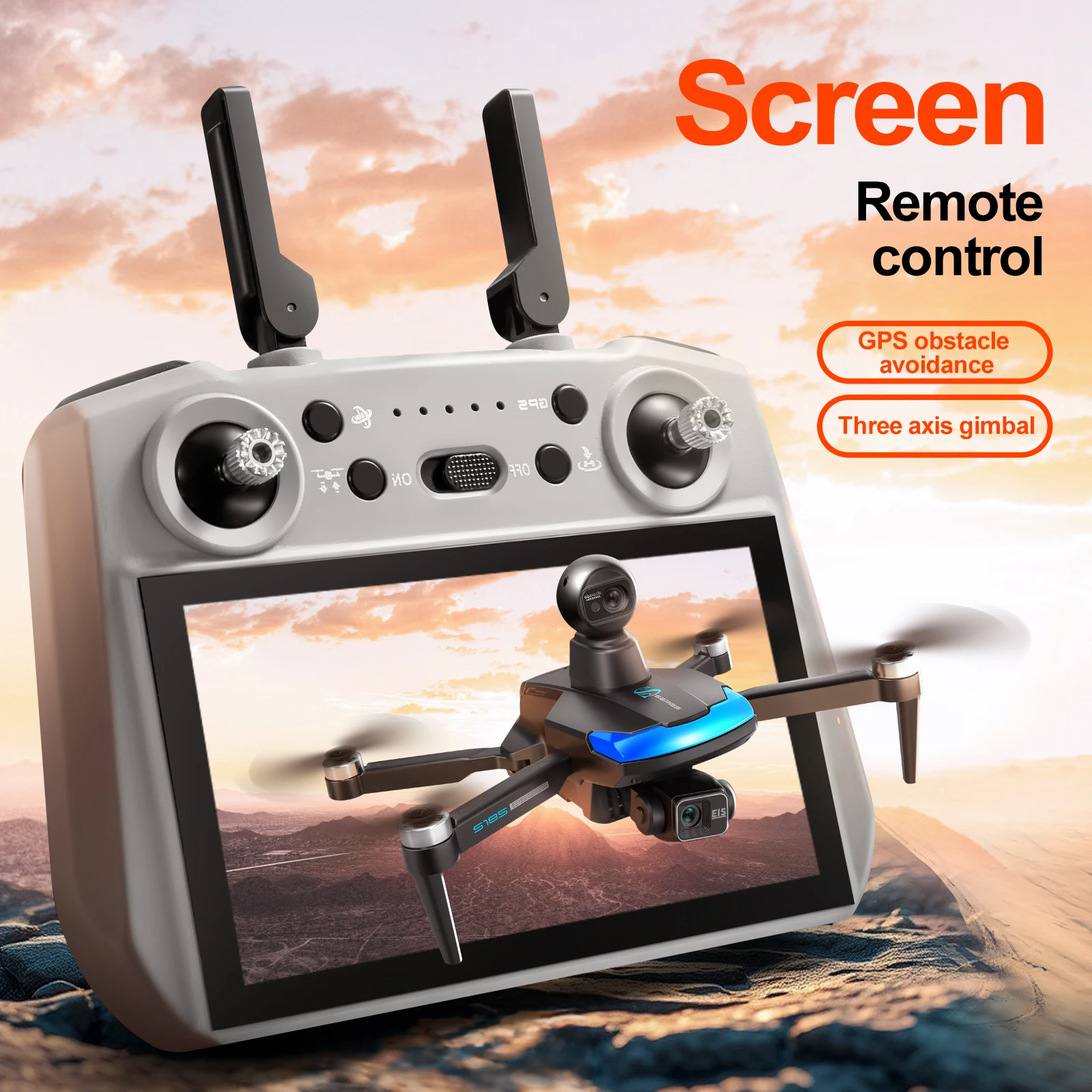 S185 Professional Drone 2.7K H - огляд і ціна Drone Gps Mount