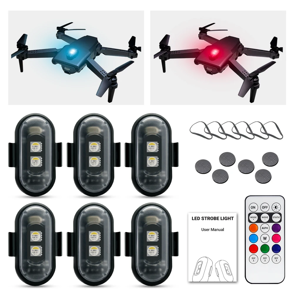 Motorcycle Strobe Light, APP C - огляд і ціна Drone Led Light
