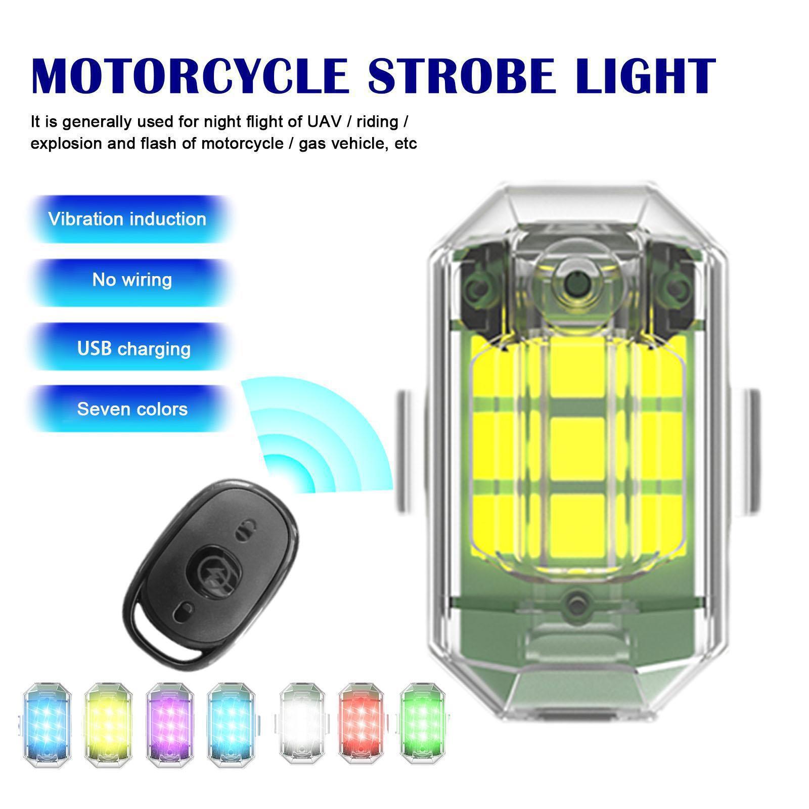 1/2/4Pc Remote Motorcycle Ligh - огляд і ціна Drone Led Light