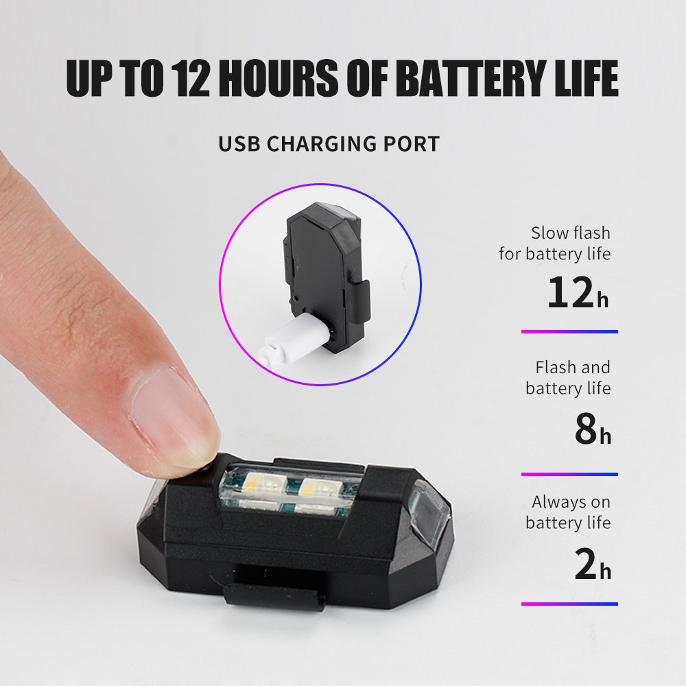 1PC 7 Color Mini USB Charging  - огляд і ціна Drone Led Light